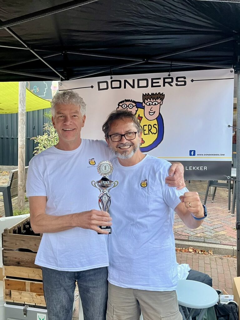 1e prijs met Rick en Nico-Pieter
